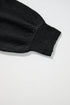 Textured Pointelle Knit V Neck Long Sleeve Sweater