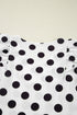 Textured Polka Dot Flutter Sleeve V Neck Blouse