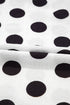 Textured Polka Dot Flutter Sleeve V Neck Blouse