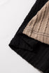Textured Quarter Zip Drawstring Hooded Long Sleeve Top