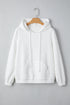 Textured Quilted Geometric Knit Pullover Hoodie