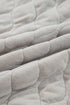 Textured Quilted Quarter Zip Pullover Hoodie