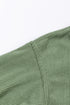 Textured Ribbed Corduroy Long Sleeve Oversized Sweatshirt