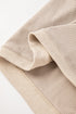 Textured Ribbed Corduroy Long Sleeve Oversized Sweatshirt