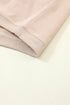 Textured Ribbed Corduroy Long Sleeve Oversized Sweatshirt