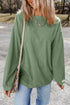 Textured Ribbed Corduroy Long Sleeve Oversized Sweatshirt