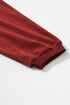 Textured Ribbed Corduroy Long Sleeve Oversized Sweatshirt