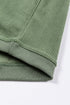 Textured Ribbed Corduroy Long Sleeve Oversized Sweatshirt