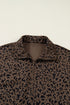 Textured Ribbed Knit Animal Print Pullover