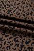 Textured Ribbed Knit Animal Print Pullover