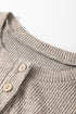 Textured Ribbed Knit Loose Fit Pullover Top