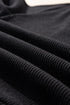 Textured Ribbed Knit Loose Fit Pullover Top