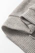 Textured Ribbed Knit Loose Fit Pullover Top