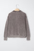 Textured Ribbed Knit Open Front Relaxed Cardigan