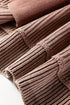 Textured Ribbed Knit Open Front Relaxed Cardigan