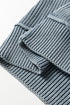 Textured Ribbed Knit Open Front Relaxed Cardigan
