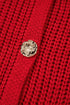 Textured Ribbed Knit Sleeveless Button Front Sweater Vest
