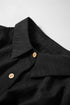 Textured Ribbed Long Sleeve Button Down Collared Shirt