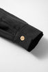 Textured Ribbed Long Sleeve Button Down Collared Shirt