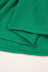 Textured Ribbed Ruffle Tank Top Wide Leg Pant Set