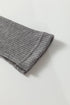 Textured Ribbed Shimmer Knit Button Front Fitted Top