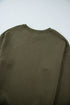 Textured Round Neck Drop Shoulder Pullover Sweatshirt