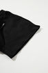 Textured Ruffle Sleeve Drawstring Waist Solid Short Set