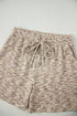 Textured Ruffle Sleeve Top And Drawstring Short Sets