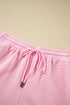 Textured Ruffle Sleeve Zipped Wide Leg Pant Set