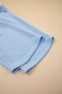 Textured Ruffle Sleeve Zipped Wide Leg Pant Set