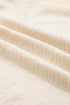 Textured Ruffle Trim Sleeveless V Neck Woven Blouse