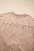 Textured Saved By Grace Graphic Embroidered Pullover Sweatshirt