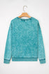 Textured Saved By Grace Graphic Embroidered Pullover Sweatshirt