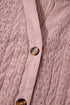 Textured Short Sleeve Button Front Casual Blouse