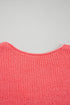 Textured Sleeveless Double Tie Front V Neck Vest