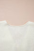Textured Sleeveless Double Tie Front V Neck Vest