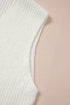 Textured Sleeveless Double Tie Front V Neck Vest