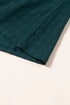 Textured Sleeveless Split Neck Pleated Front Blouse