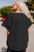 Textured Solid Loose Fit Wide Leg Pant Set