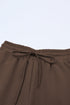 Textured Solid Loose Fit Wide Leg Pant Set