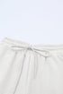 Textured Solid Loose Fit Wide Leg Pant Set