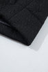 Textured Stand Neck Zip Up Padded Lined Quilted Vest