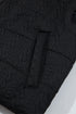 Textured Stand Neck Zip Up Padded Lined Quilted Vest