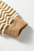 Textured Stripe Drop Shoulder Skort Two Piece Dress