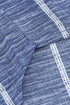 Textured Stripe Long Sleeve Button Front Henley Shirt