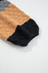 Textured Stripe Mock Neck Chunky Knit Sweater