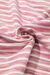 Textured Stripe Scoop Neck Ringer Tank Top