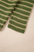 Textured Striped Drop Shoulder Relaxed Fit Pullover Sweater