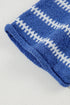Textured Striped Drop Shoulder Relaxed Fit Pullover Sweater