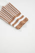 Textured Striped Long Sleeve Crew Neck Sweater